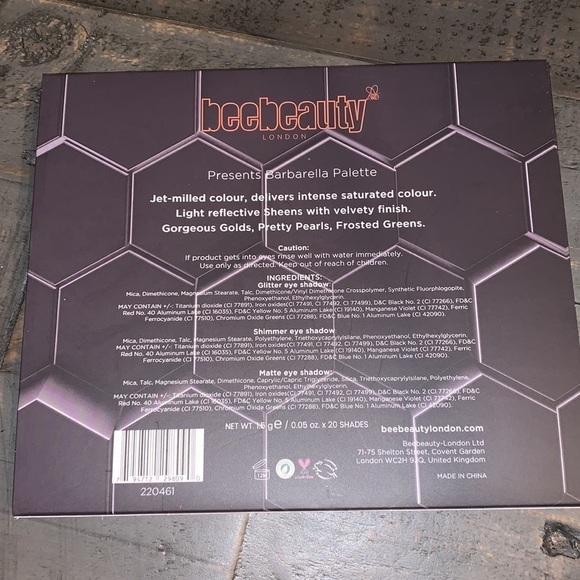 Bee Beauty Barbella Eyeshadow Palette - NEW in box - Picture 4 of 4
